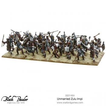 Warlord Games 302014604 Unmarried Zulu Impi