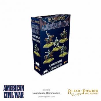 Warlord Games 312414010 Confederate Commanders