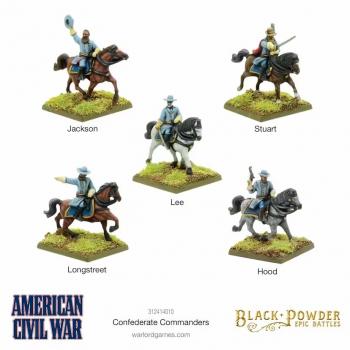 Italeri 312414010 Confederate Commanders