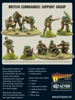Warlord Games 402211102 Commandos Support Group