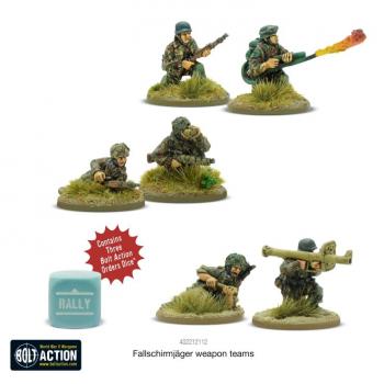 Warlord Games 402212112 Fallschirmjager Weapons Teams