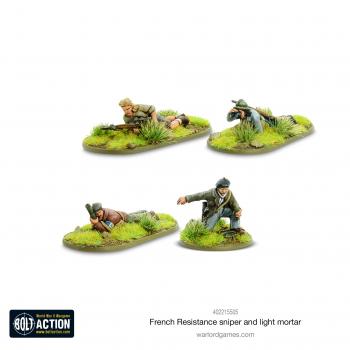 Warlord Games 402215505 French Resistance Sniper Team
