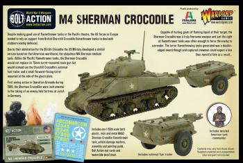Warlord Games 402413008 M4 Sherman Crocodile