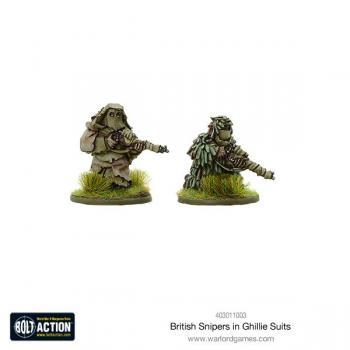 Warlord Games 403011003 British Snipers in Ghillie Suits