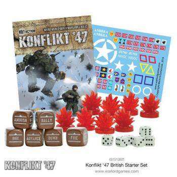 Warlord Games 451510601 Konflikt 47 British Starter Set