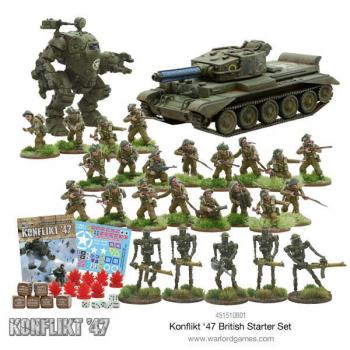 Warlord Games 451510601 Konflikt 47 British Starter Set