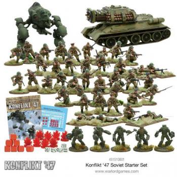 Warlord Games 451510801 Konflikt 47 Soviet Starter Set