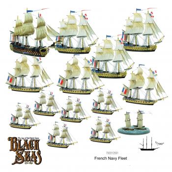 Warlord Games 792012001 Black Seas - French Navy Fleet