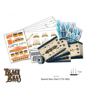 Warlord Games 792013001 Black Seas - Spanish Navy Fleet