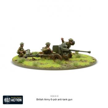 Warlord Games WGB-BI-35 British Army 6 Pounder ATG