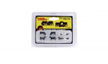 Woodland Scenics A2217 Black Angus Cows