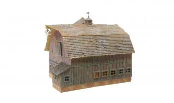 Woodland Scenics BR4932 Weathered Barn - Ready Made