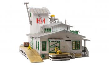 Woodland Scenics BR4949 H&H Feed Mill - Ready Made