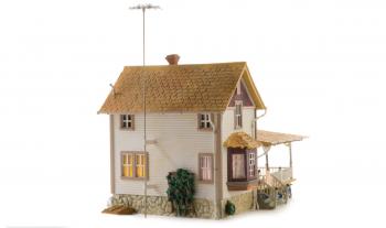 Woodland Scenics BR5046 Corner Porch House - Ready Made