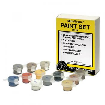 Woodland Scenics M125 Mini-Scene Paint Set