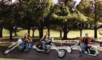 Woodland Scenics AS5554 Bad Boy Bikers