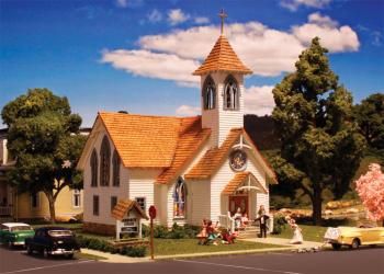 Woodland Scenics BR5041 Community Church - Ready Made
