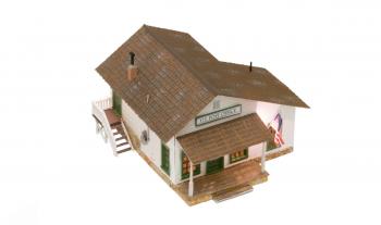 Woodland Scenics BR5063 Post Office - Ready Made