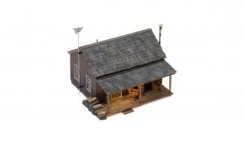 Woodland Scenics BR5065 Rustic Cabin - Ready Made