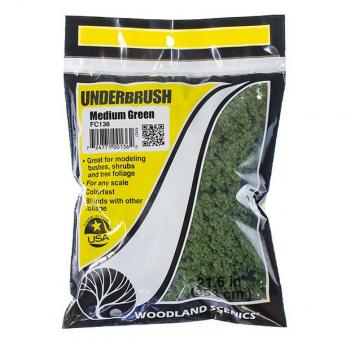 Woodland Scenics FC136 Underbrush Medium Green