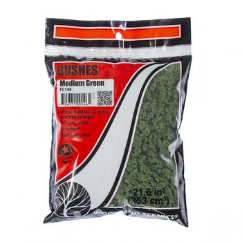 Woodland Scenics FC146 Bushes Medium Green