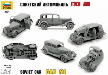 Zvezda 3634 Soviet Car M1