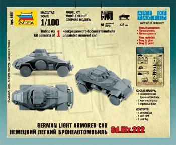 Zvezda 6157 Sd.Kfz. 222 Armored Car