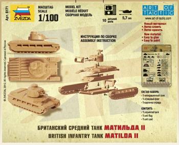 Zvezda 6171 British Tank Matilda MK-II