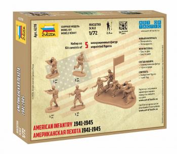 Zvezda 6278 American Infantry 1941-1945