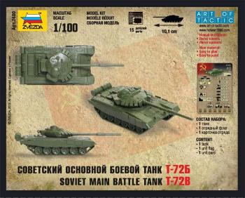 Zvezda 7400 T-72B Soviet Tank
