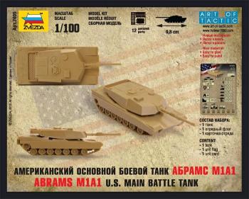 Zvezda 7405 Abrams A1M1 Tank